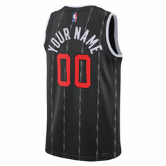 Toronto Raptors Unisex 2025/26 City Edition Swingman Custom Jersey Black | Nike discount