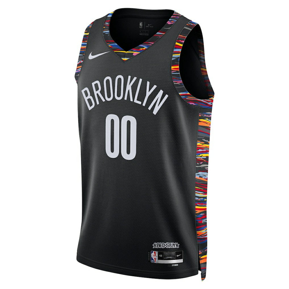 Brooklyn Nets Unisex 2025/26 City Edition Swingman Custom Jersey Black | Nike