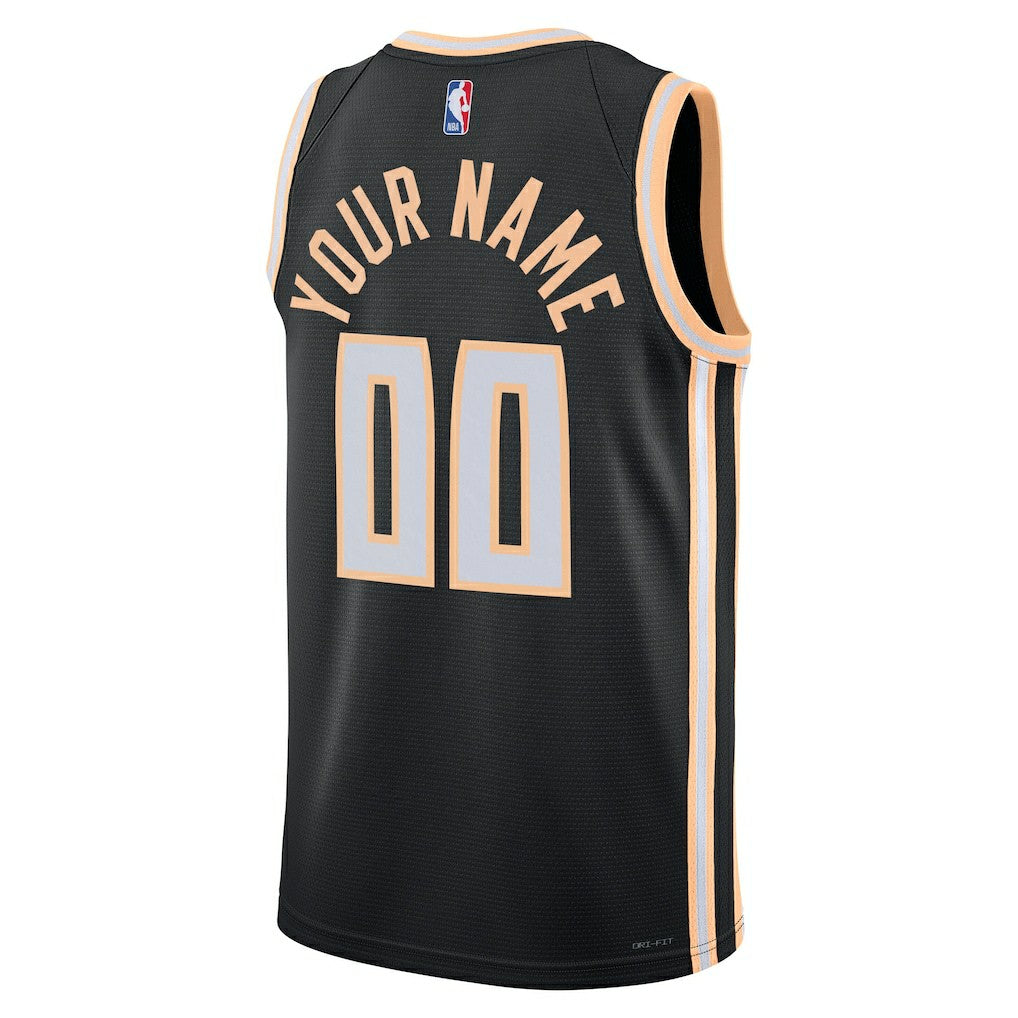 Atlanta Hawks Unisex 2025/26 City Edition Swingman Custom Jersey Black | Nike online