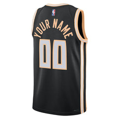 Atlanta Hawks Unisex 2025/26 City Edition Swingman Custom Jersey Black | Nike online