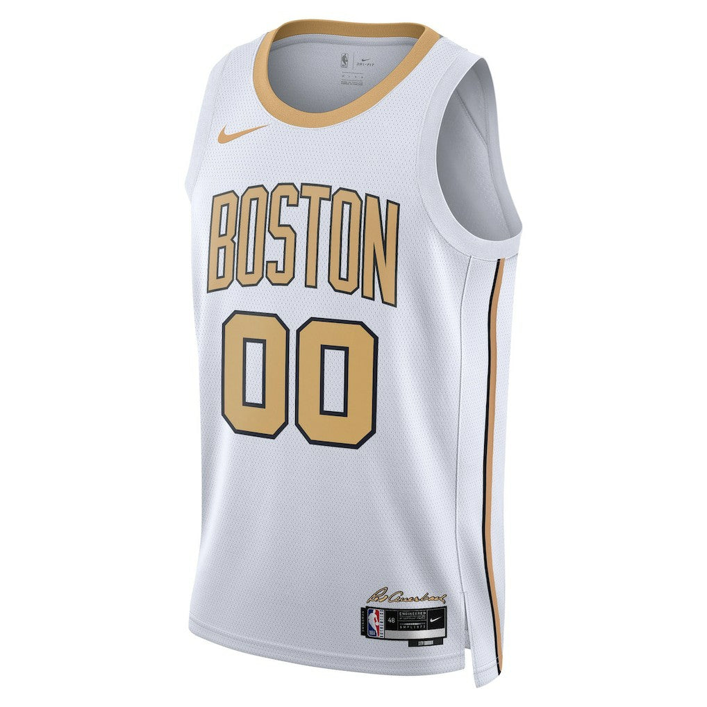 Boston Celtics Unisex 2025/26 City Edition Swingman Custom Jersey White | Nike