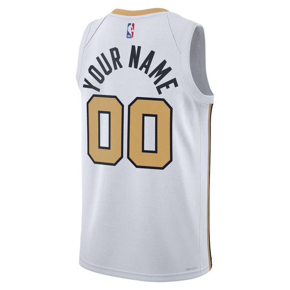 Boston Celtics Unisex 2025/26 City Edition Swingman Custom Jersey White | Nike