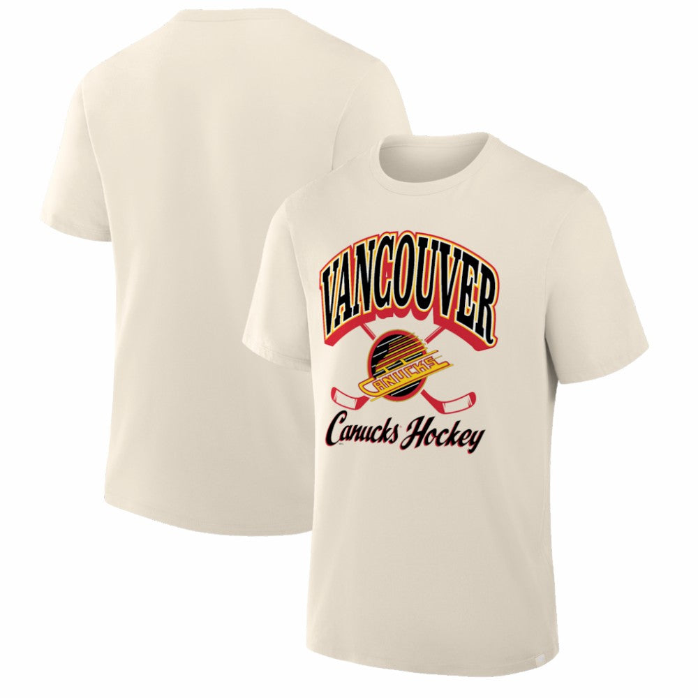 Vancouver Canucks Alternate Legacy T-Shirt - Cream - NHL 203598803