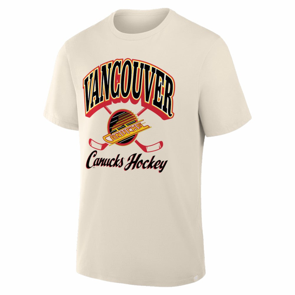 Vancouver Canucks Alternate Legacy T-Shirt - Cream - NHL 203598803