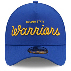 Golden State Warriors x Malbon Golf Unisex 9FORTY A-Frame Adjustable Hat for sale Royal | New Era online