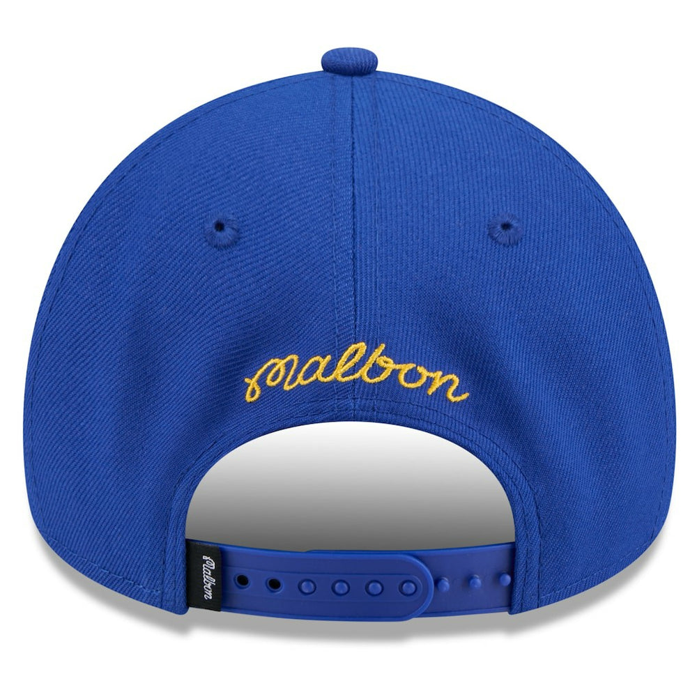 Golden State Warriors x Malbon Golf Unisex 9FORTY A-Frame Adjustable Hat for sale Royal | New Era online