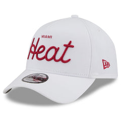 Miami Heat x Malbon Golf Unisex 9FORTY A-Frame Adjustable Hat White | New Era US