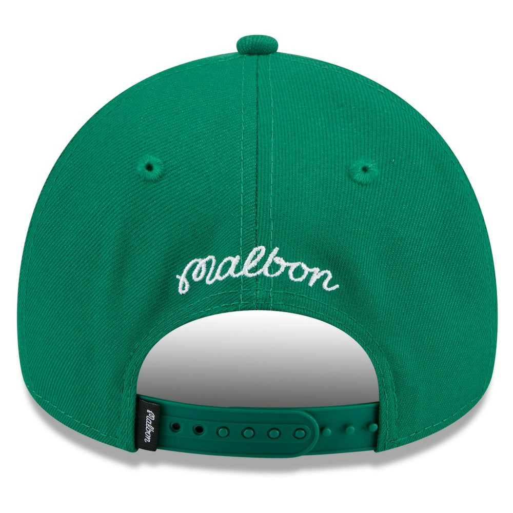 Boston Celtics x Malbon Golf Unisex 9FORTY A-Frame Adjustable Hat Green | New Era online