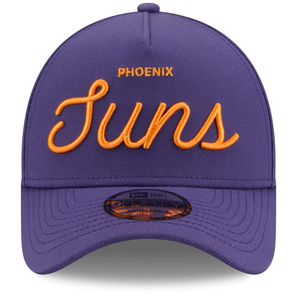 Phoenix Suns x Malbon Golf Unisex 9FORTY A-Frame Adjustable Hat Purple | New Era US
