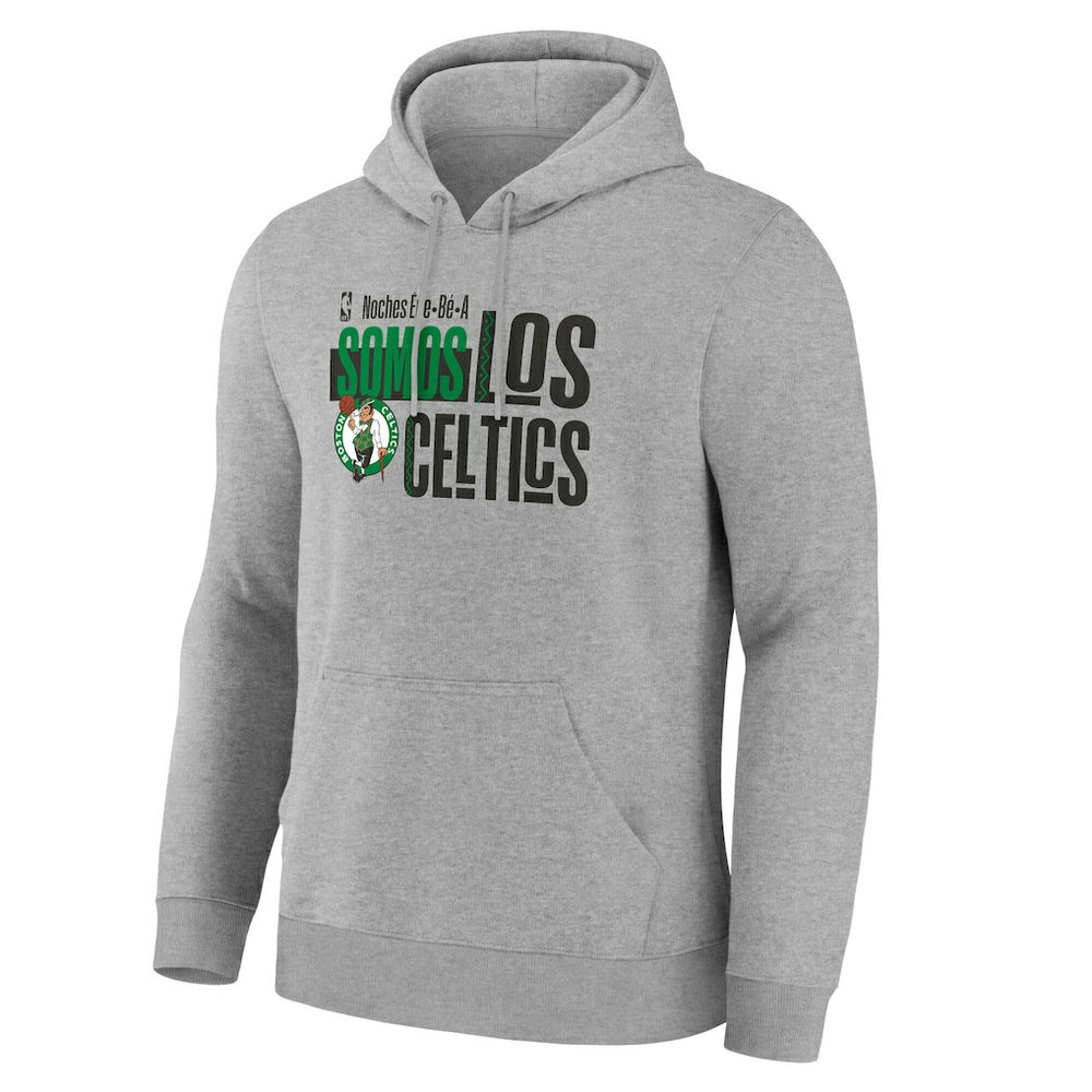 Boston Celtics Noches Training Hoodie Gray
