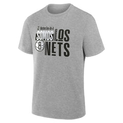 Brooklyn Nets Noches Training T-Shirt Gray
