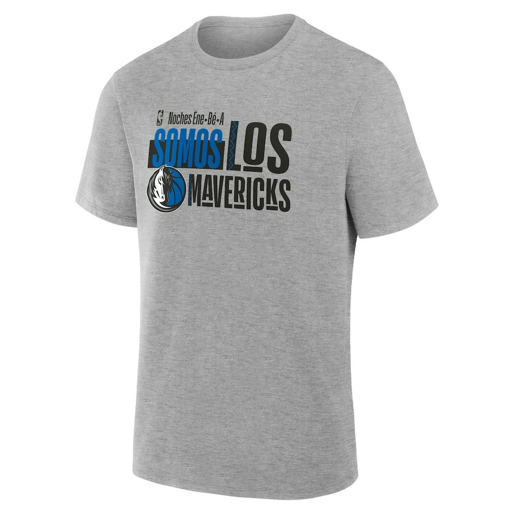 Dallas Mavericks Noches Training T-Shirt Gray