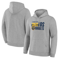 Denver Nuggets Noches Training Hoodie Gray