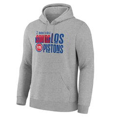 Detroit Pistons Noches Training Hoodie Gray