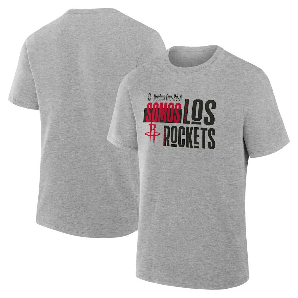 Houston Rockets Noches Training T-Shirt Gray