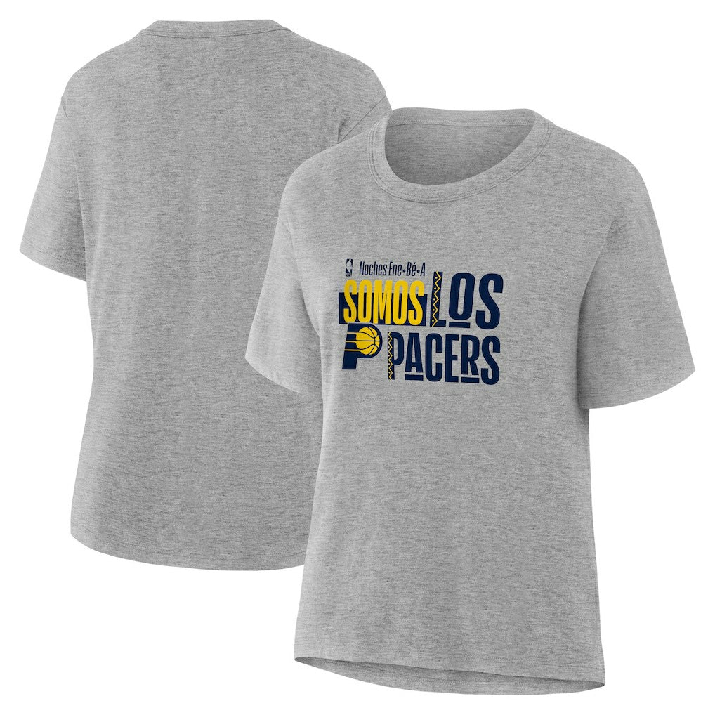 Indiana Pacers Women's Noches Training T-Shirt Gray
