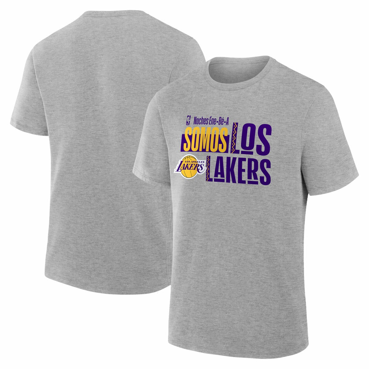 Los Angeles Lakers Noches Training T-Shirt Gray