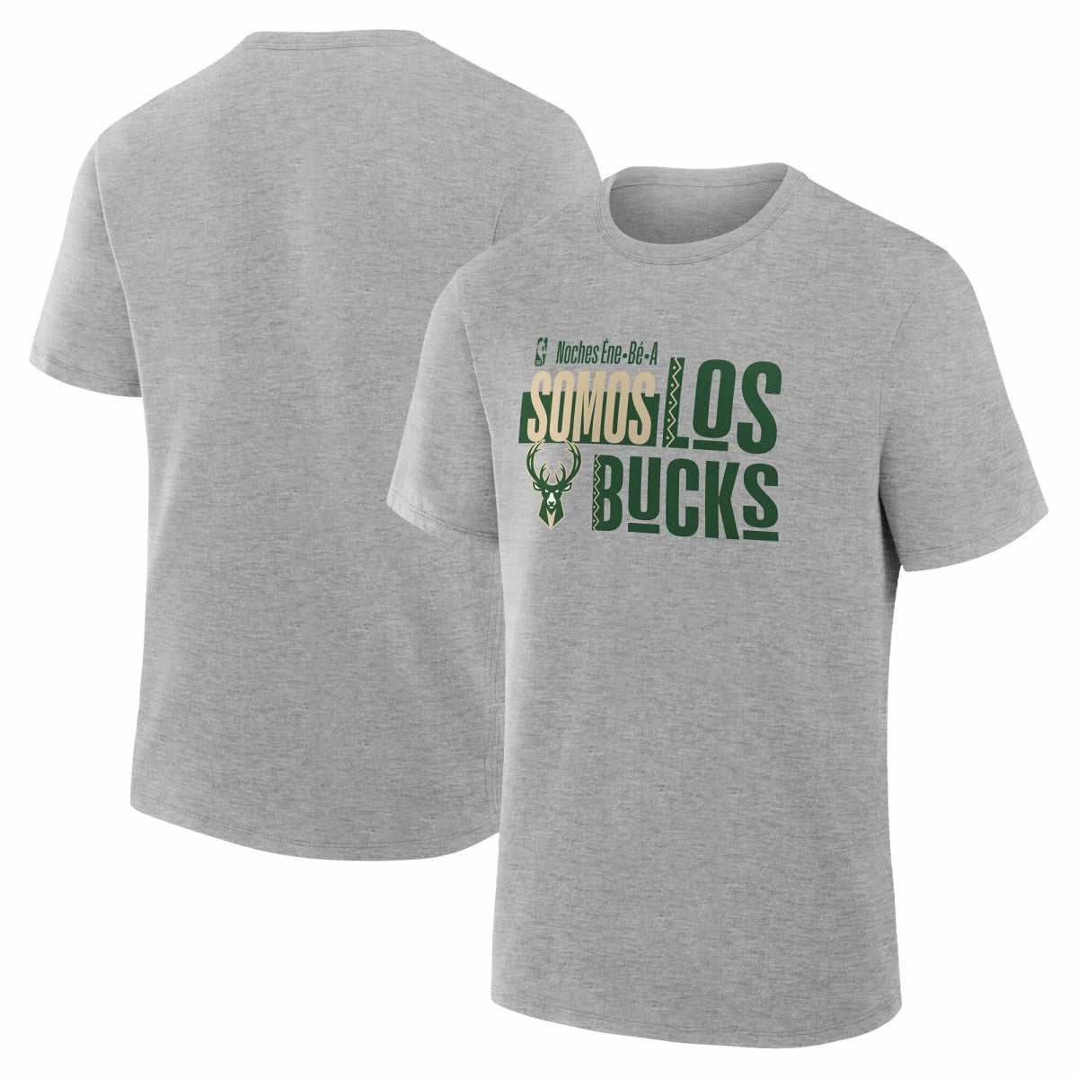 Milwaukee Bucks Noches Training T-Shirt Gray