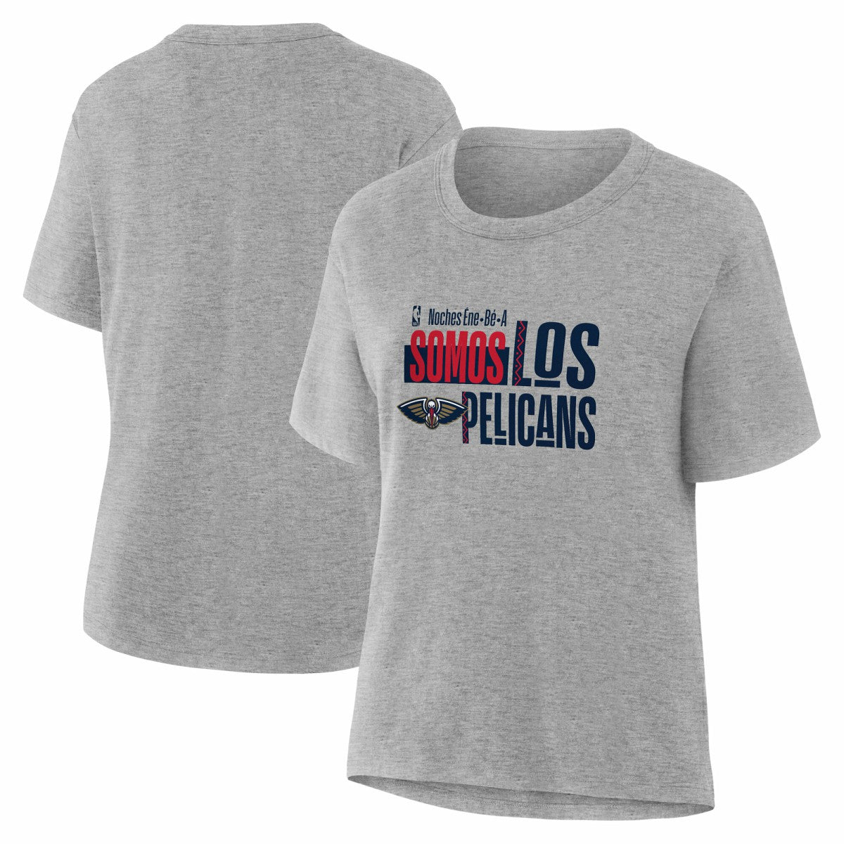 New Orleans Pelicans Women's Noches Training T-Shirt Gray