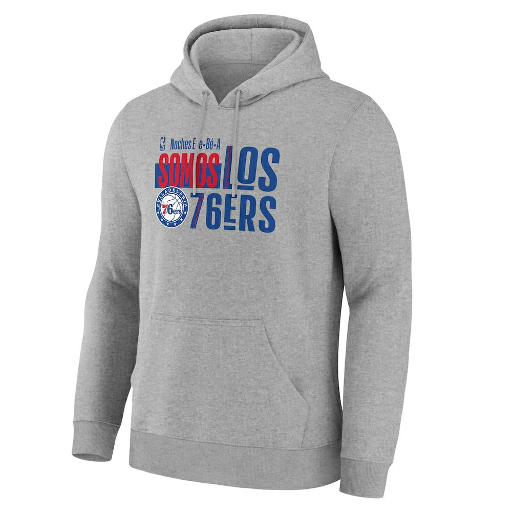 Philadelphia 76ers Noches Training Hoodie Gray