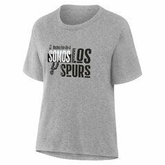 San Antonio Spurs Women's Noches Training T-Shirt Gray