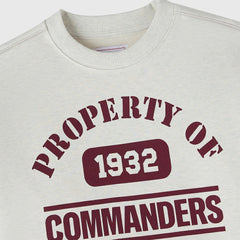 Washington Commanders OVO x NFL Unisex Fleece Sweatshirt Heather Gray