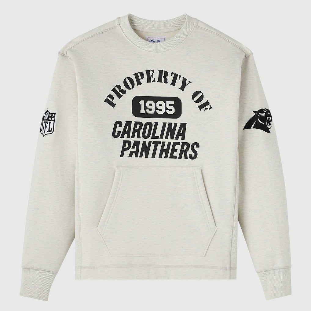 Carolina Panthers OVO x NFL Unisex Fleece Sweatshirt Heather Gray