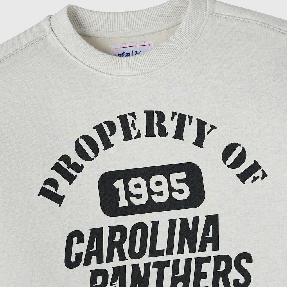 Carolina Panthers OVO x NFL Unisex Fleece Sweatshirt Heather Gray