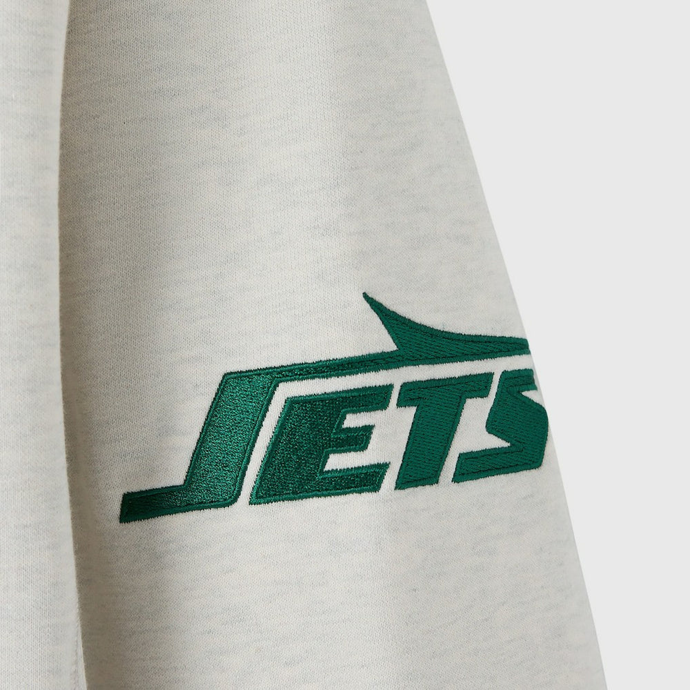 New York Jets OVO x NFL Unisex Fleece Sweatshirt Heather Gray