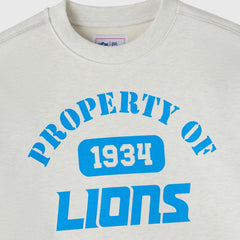 Detroit Lions OVO x NFL Unisex Fleece Sweatshirt Heather Gray