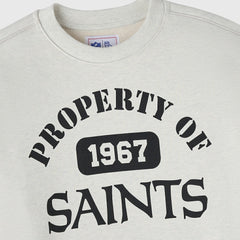 New Orleans Saints OVO x NFL Unisex Fleece Sweatshirt Heather Gray
