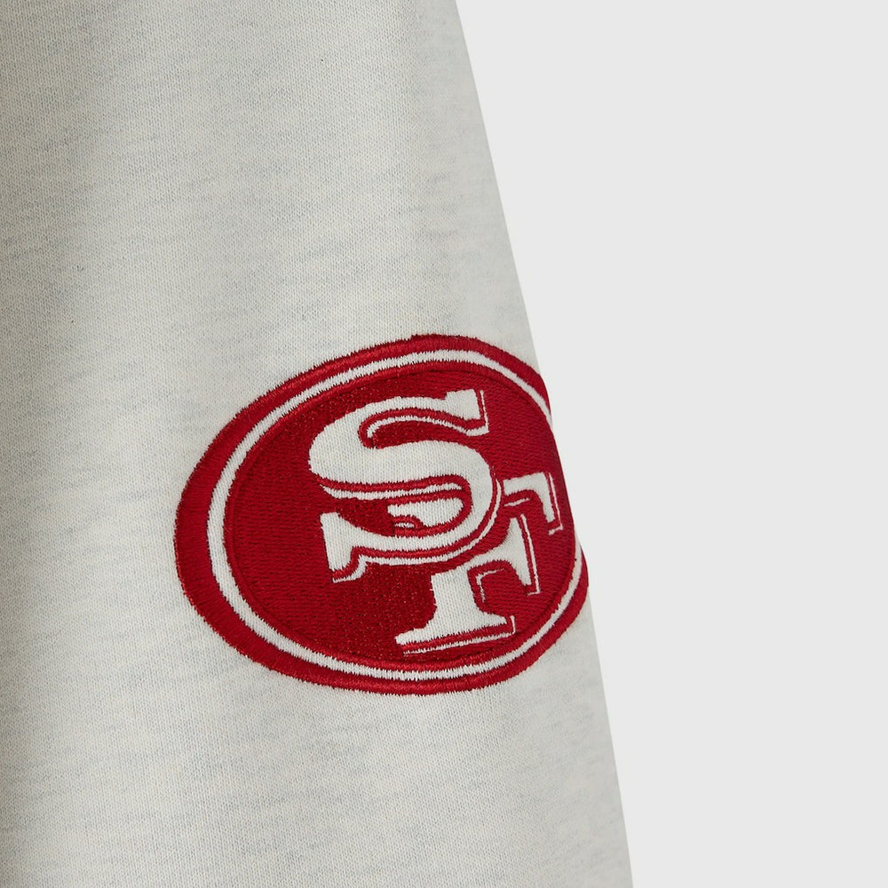 San Francisco 49ers OVO x NFL Unisex Fleece Sweatshirt Heather Gray