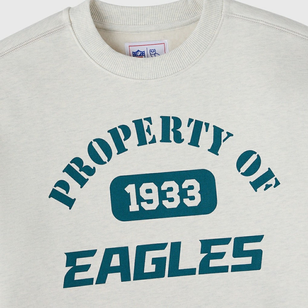 Philadelphia Eagles OVO x NFL Unisex Fleece Sweatshirt Heather Gray
