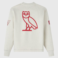 Tampa Bay Buccaneers OVO x NFL Unisex Fleece Sweatshirt Heather Gray