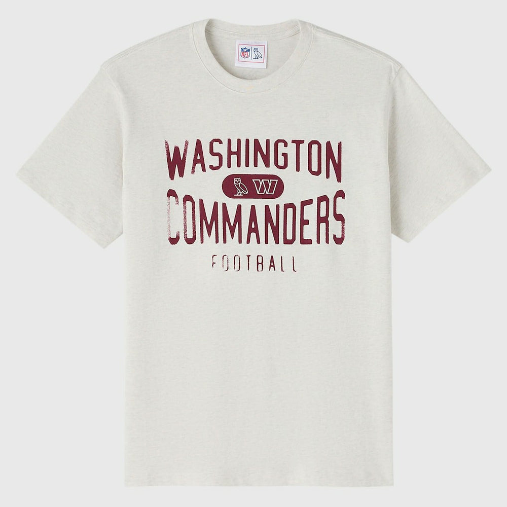 Washington Commanders OVO x NFL Unisex T-Shirt Heather Gray