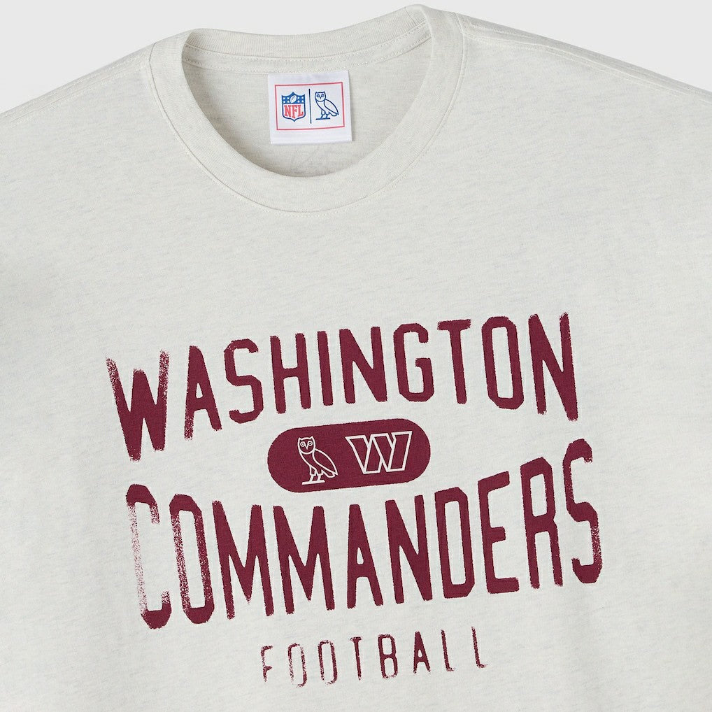 Washington Commanders OVO x NFL Unisex T-Shirt Heather Gray