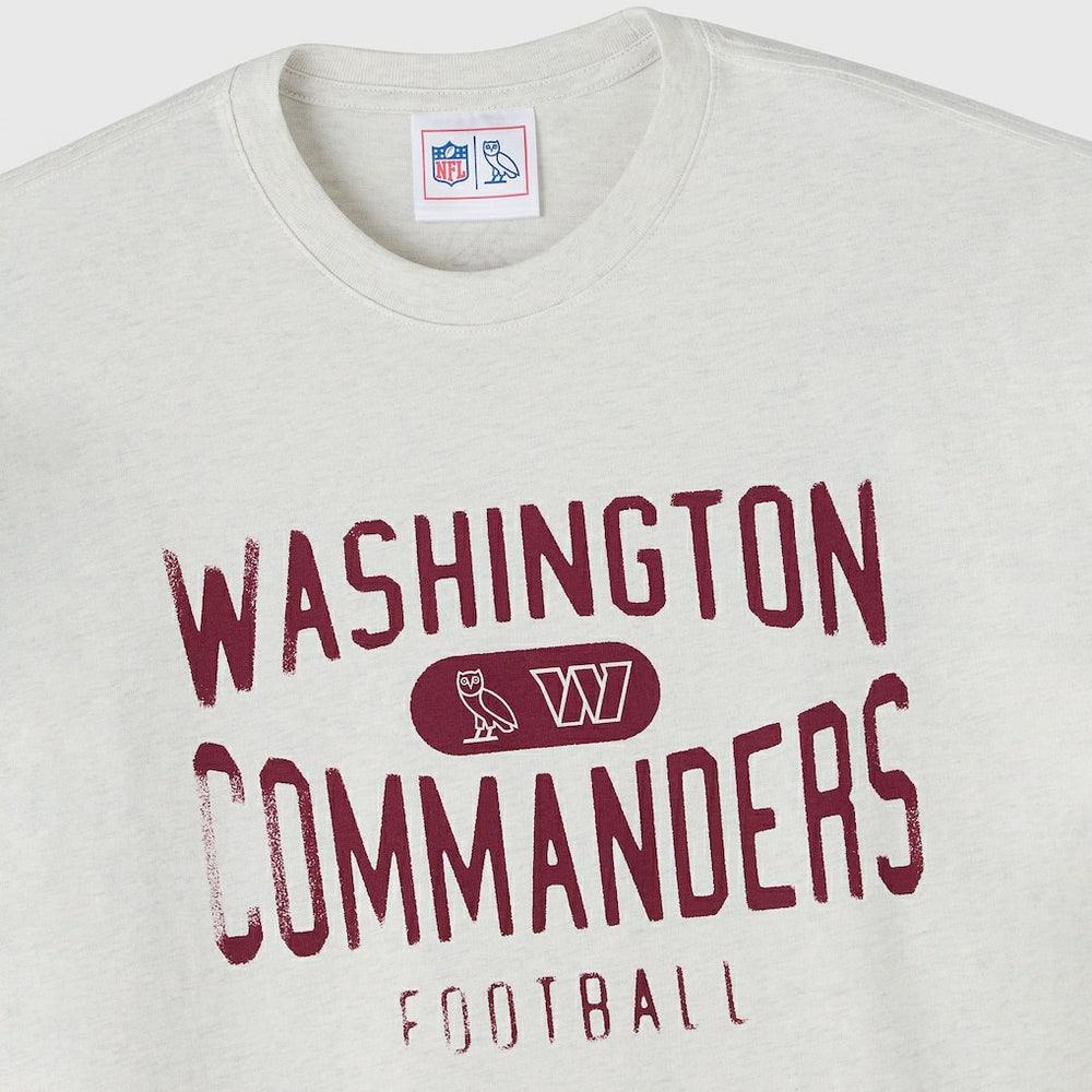 Washington Commanders OVO x NFL Unisex T-Shirt Heather Gray