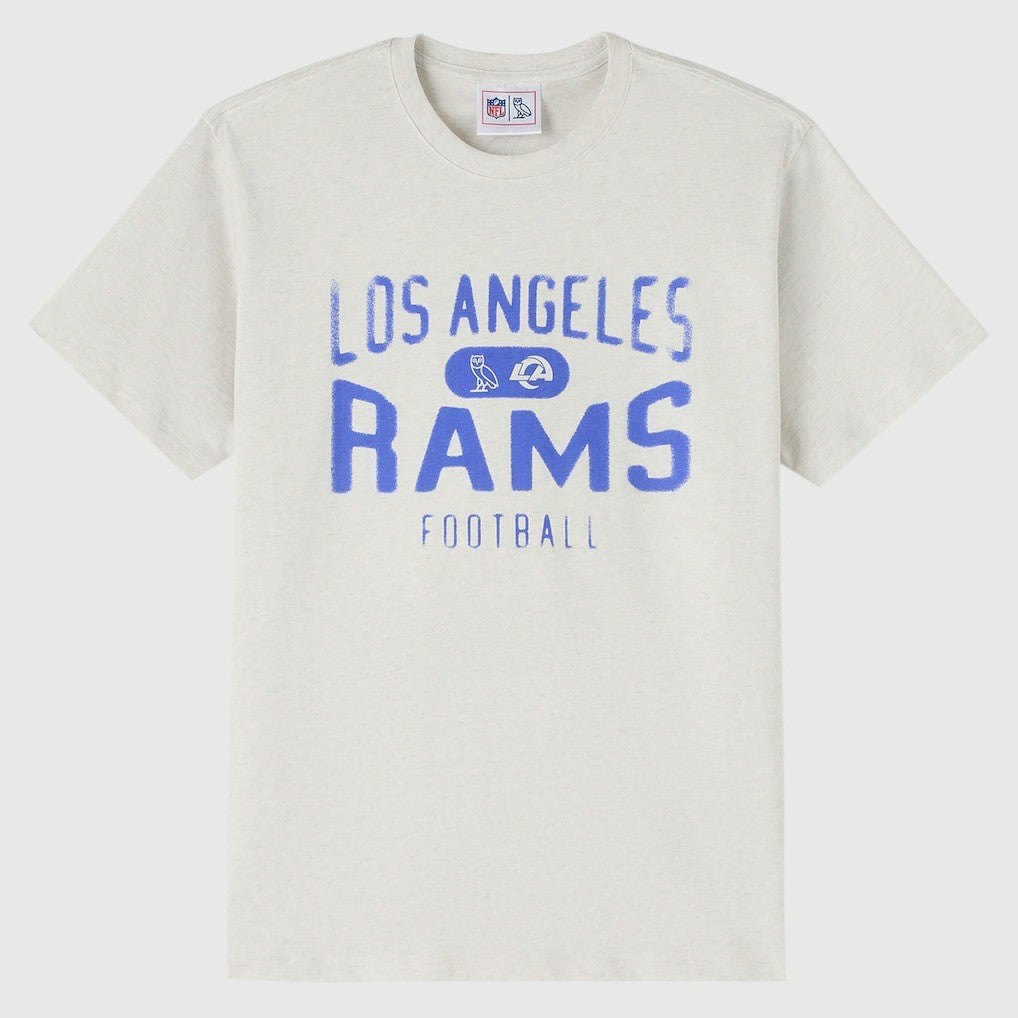 Los Angeles Rams OVO x NFL Unisex T-Shirt Heather Gray