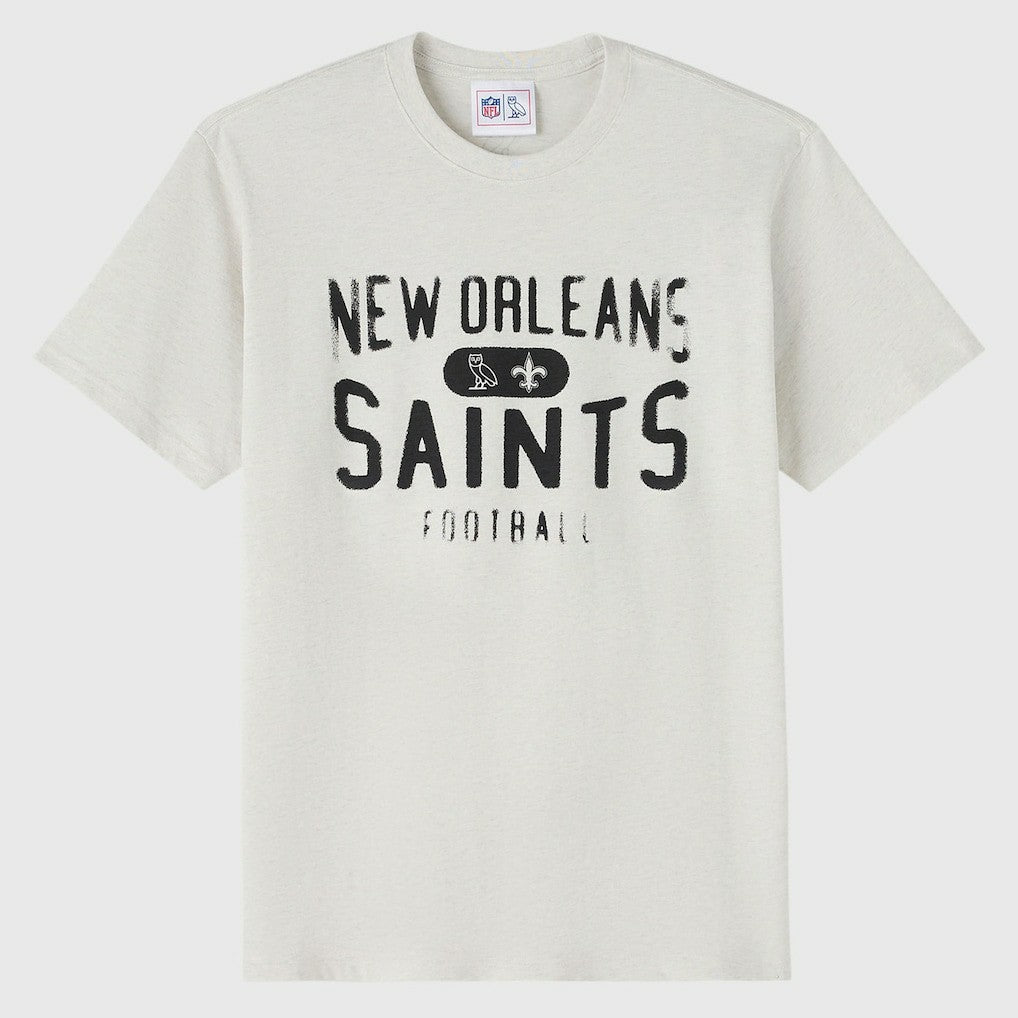 New Orleans Saints OVO x NFL Unisex T-Shirt Heather Gray