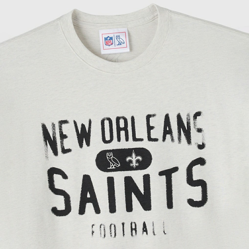 New Orleans Saints OVO x NFL Unisex T-Shirt Heather Gray
