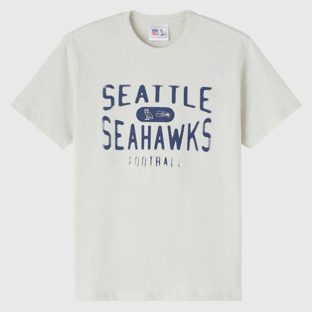 Seattle Seahawks OVO x NFL Unisex T-Shirt Heather Gray