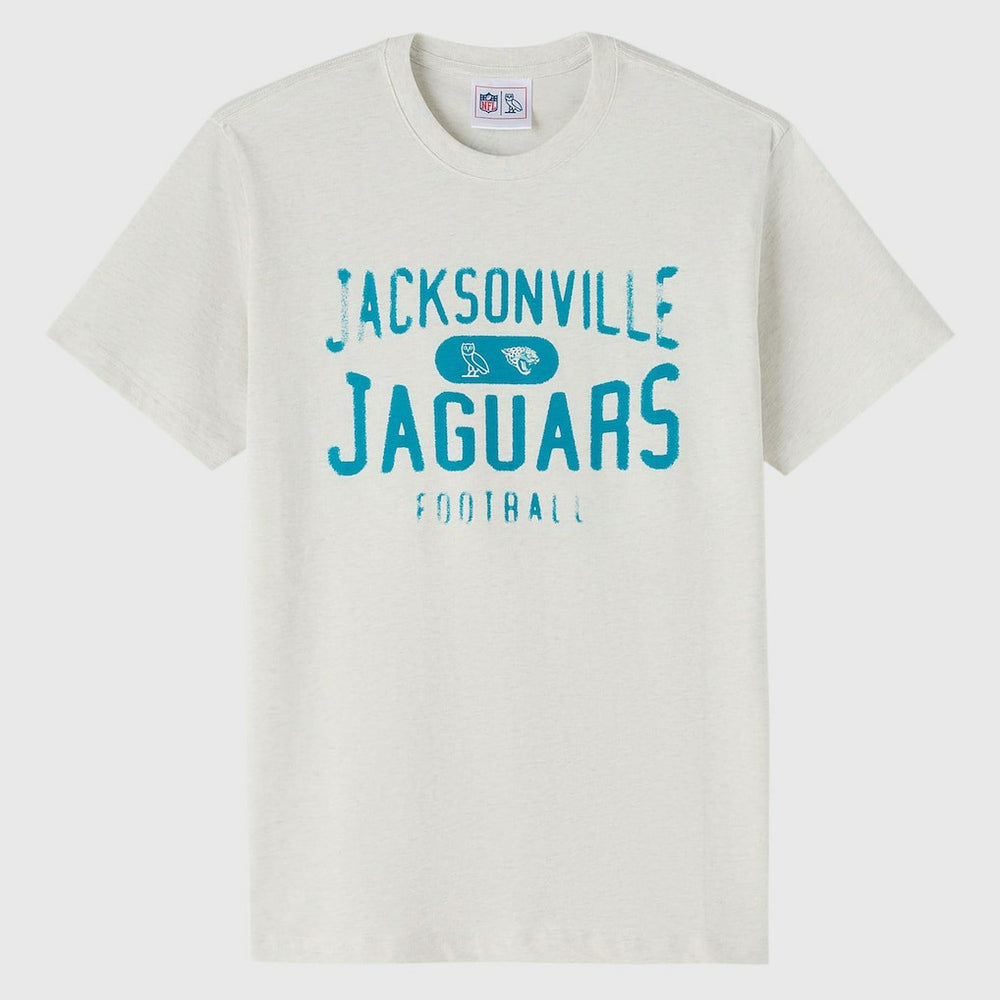Jacksonville Jaguars OVO x NFL Unisex T-Shirt Heather Gray