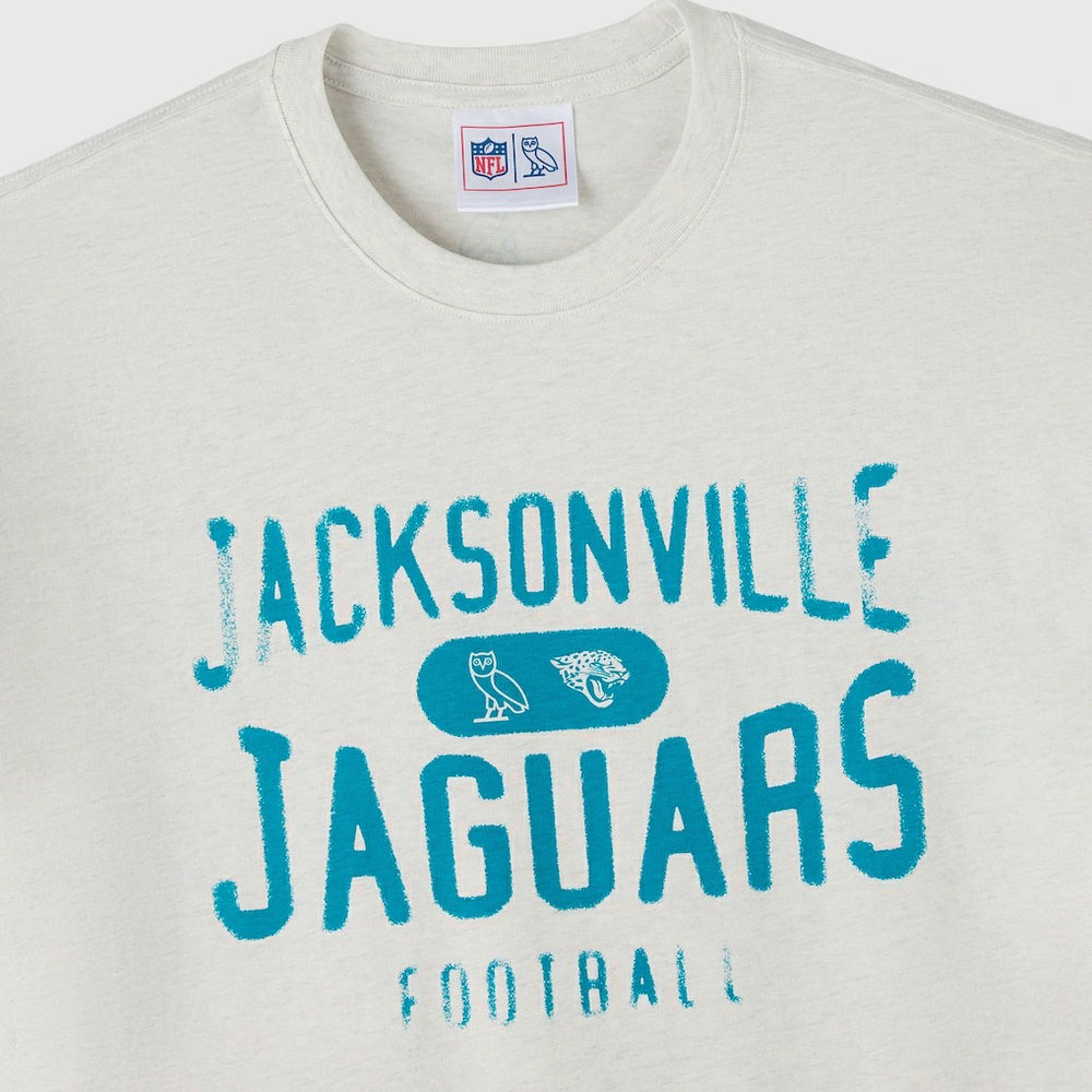 Jacksonville Jaguars OVO x NFL Unisex T-Shirt Heather Gray