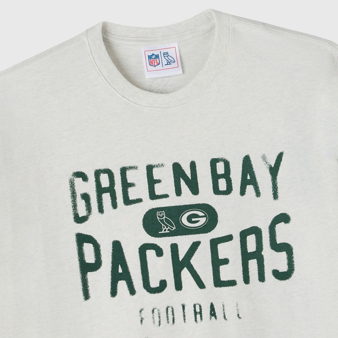 Green Bay Packers OVO x NFL Unisex T-Shirt Heather Gray