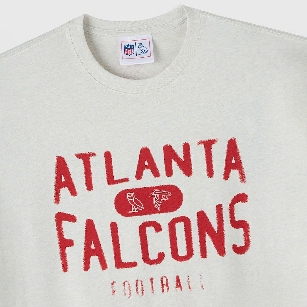 Atlanta Falcons OVO x NFL Unisex T-Shirt Heather Gray