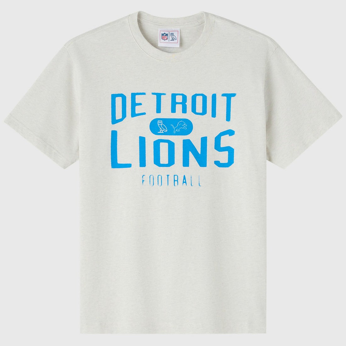 Detroit Lions OVO x NFL Unisex T-Shirt Heather Gray