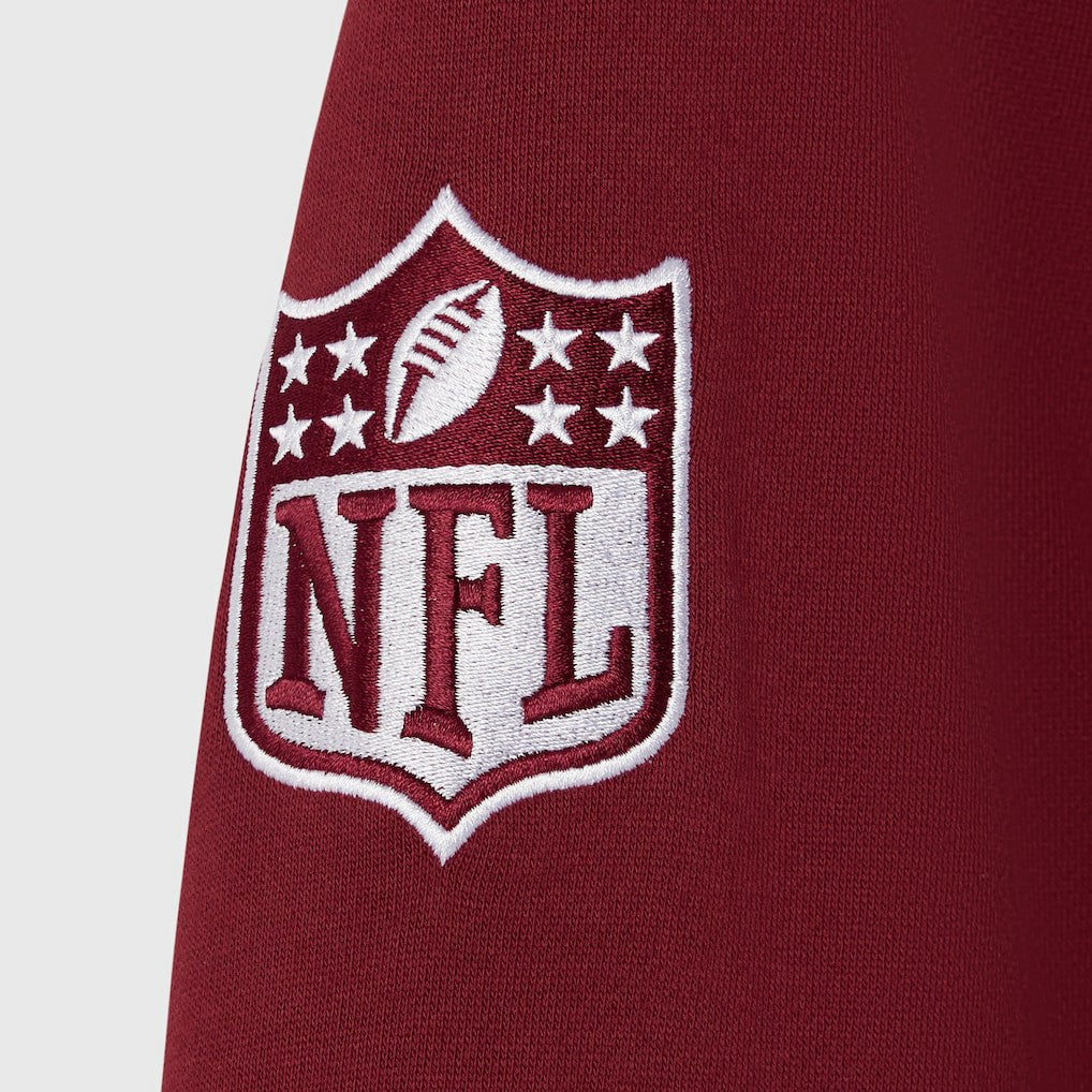 Washington Commanders OVO x NFL Unisex Full-Zip Waffle-Lined Hoodie Burgundy