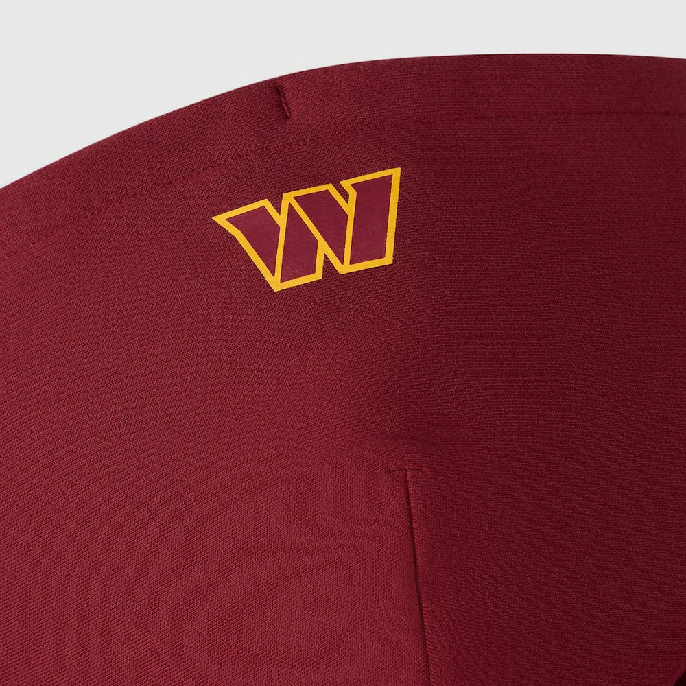 Washington Commanders OVO x NFL Unisex Full-Zip Waffle-Lined Hoodie Burgundy