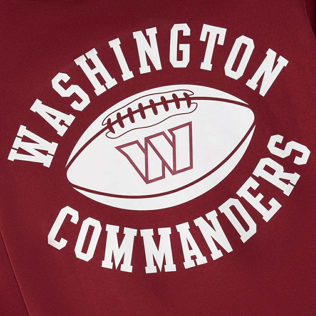 Washington Commanders OVO x NFL Unisex Full-Zip Waffle-Lined Hoodie Burgundy