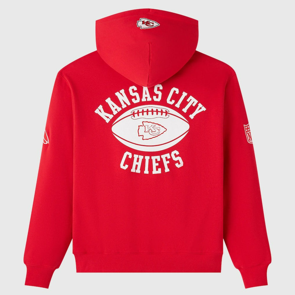 Kansas City Chiefs OVO x NFL Unisex Full-Zip Waffle-Lined Hoodie Red